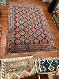 warm color Afghan handwoven luxury fine living room rug / carpet 10 x 7 FT flatweave 100% wool قالین افغانی اصیل