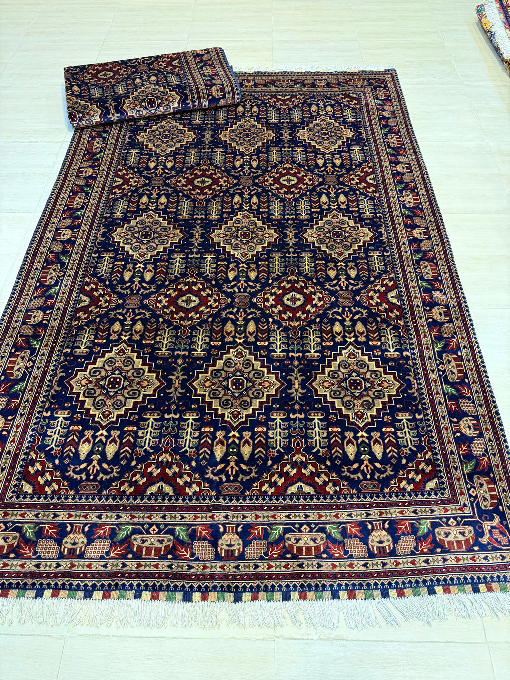 Luxury fine Afghan "Vollayati" Carpet