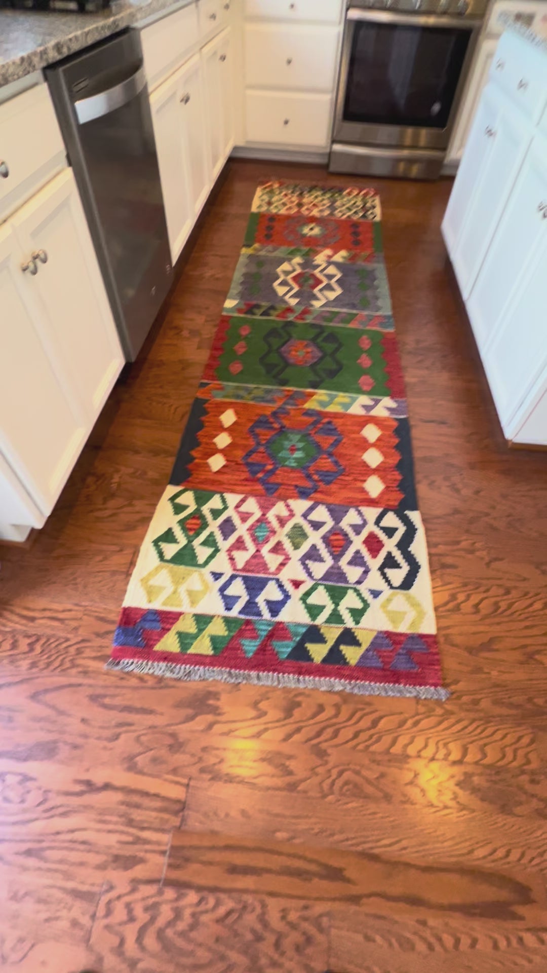 Handwoven Tribal Runner Rug